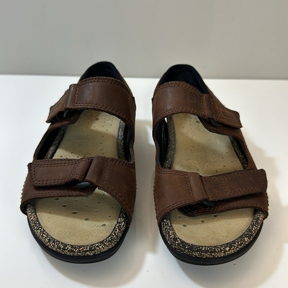Ecco Brown Leather Cosmo Sandals Size 36(5-5.5) - Picture 3 of 16
